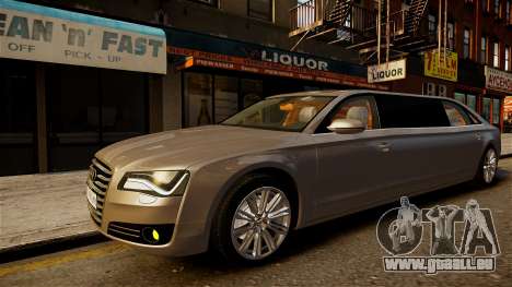 Audi A8 limousine pour GTA 4