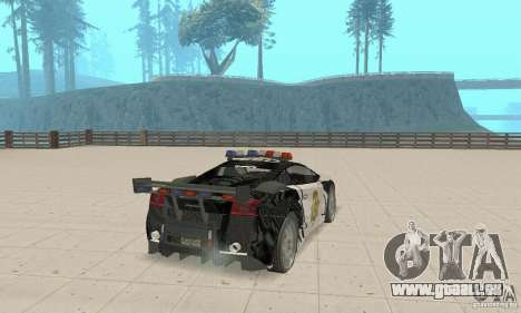 Lamborghini Gallardo Cop V1.0 pour GTA San Andreas