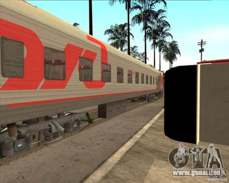 Voiture de tourisme RZD pour GTA San Andreas