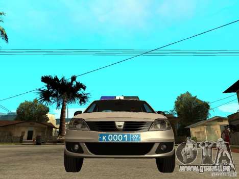 Dacia Logan Police für GTA San Andreas