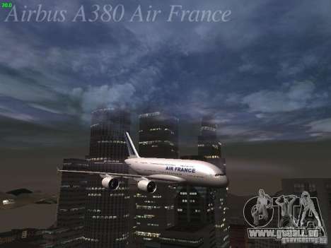 Airbus A380-800 Air France für GTA San Andreas