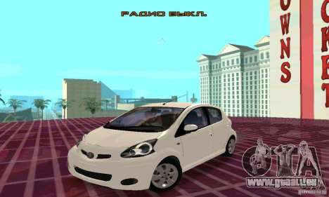 Toyota Aygo V1.0 pour GTA San Andreas