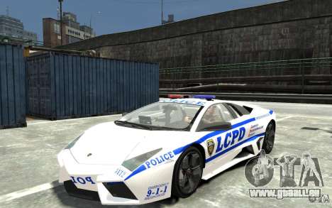 Lamborghini Reventon LCPD für GTA 4