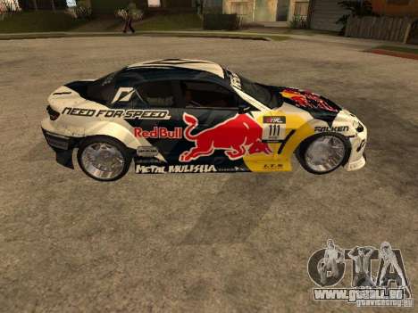 Mazda RX-8 RedBull für GTA San Andreas