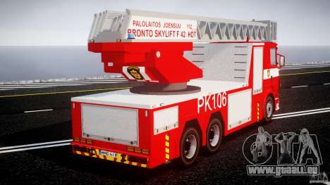 Scania R580 Fire ladder PK106 [ELS] für GTA 4