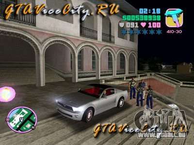 Ford Mustang GT Concept pour GTA Vice City