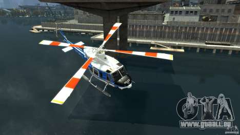 Bell412/NYPD Air Sea Rescue Helicopter pour GTA 4