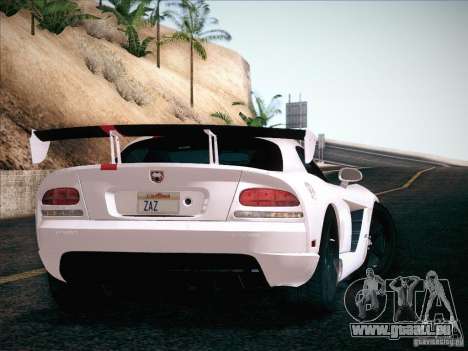 Dodge Viper SRT-10 ACR für GTA San Andreas