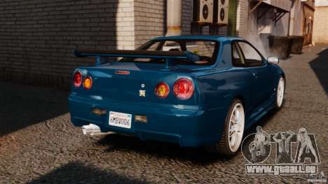Nissan Skyline GT-R R34 Fast and Furious 4 pour GTA 4
