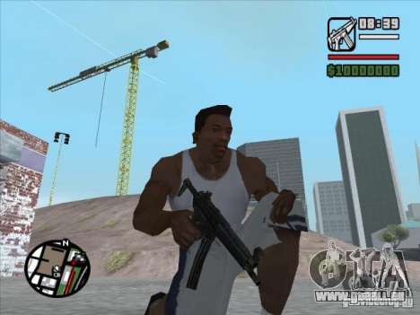 MP5 pour GTA San Andreas