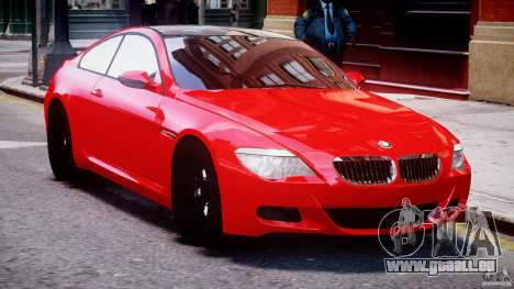 BMW M6 Orange-Black Bullet für GTA 4