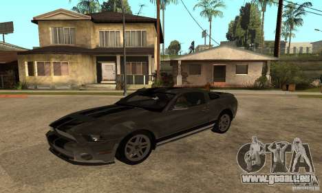Ford Mustang Shelby 2010 pour GTA San Andreas