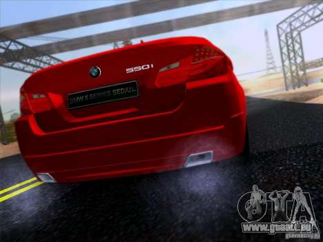 BMW 550i 2012 pour GTA San Andreas