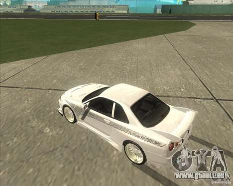 Nissan Skyline R34 Veilside street drag für GTA San Andreas