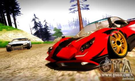 Pagani Zonda Tricolore V2 pour GTA San Andreas