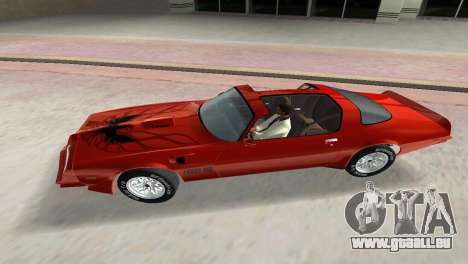 Pontiac Trans Am 77 pour GTA Vice City