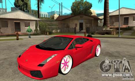 Lamborghini Gallardo White &amp; Pink pour GTA San Andreas