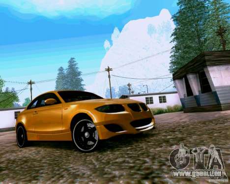 BMW 135 Tuning pour GTA San Andreas