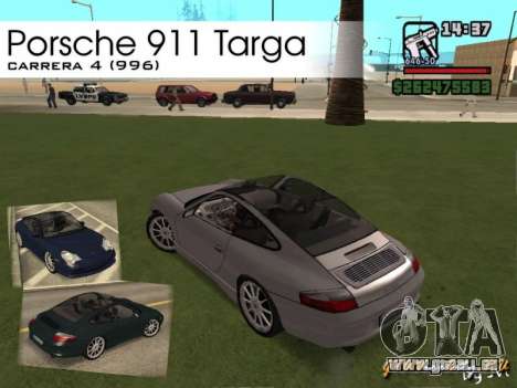 Porsche 911 TARGA für GTA San Andreas