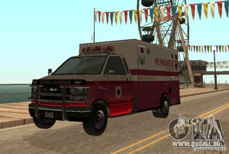 Krankenwagen von GTA 4 für GTA San Andreas