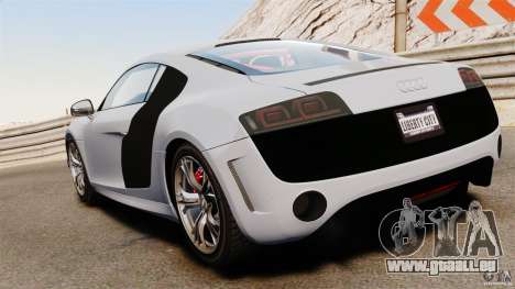 Audi R8 GT Coupe 2011 für GTA 4