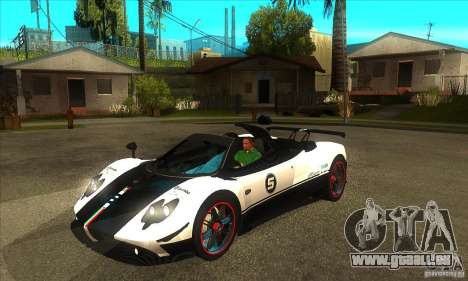 Pagani Zonda Cinque Roadster für GTA San Andreas