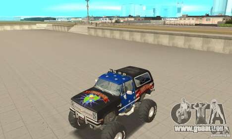 Chevrolet Blazer K5 Monster Skin 3 für GTA San Andreas