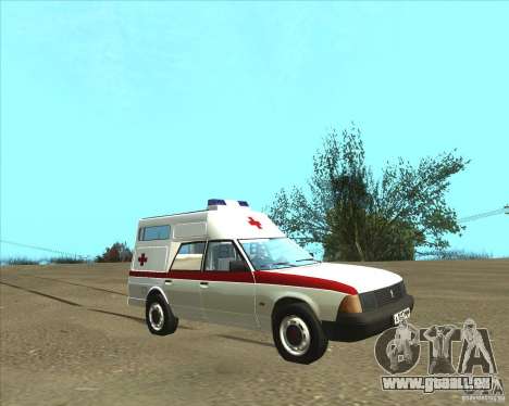 2901 AZLK ambulance pour GTA San Andreas