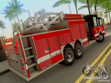 Pierce Tower Ladder 54 Chicago Fire Department pour GTA San Andreas