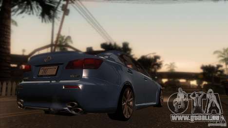 Lexus IS-F pour GTA San Andreas