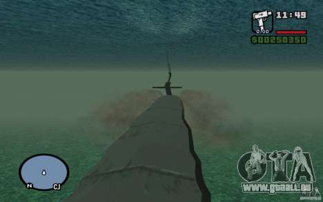 Sous-marin pour GTA San Andreas