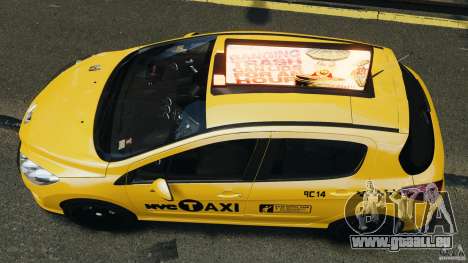 Peugeot 308 GTi 2011 Taxi v1.1 pour GTA 4