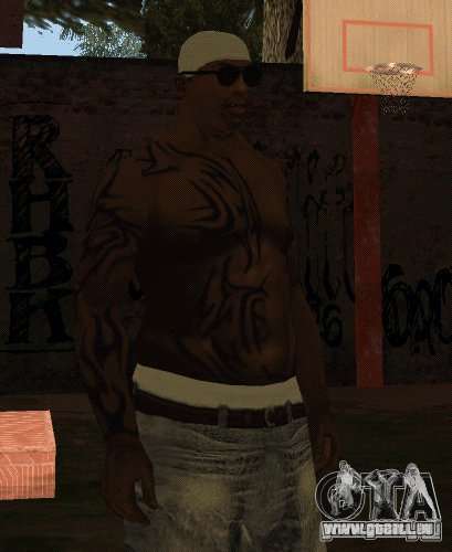 Bandes de remplacement, tatouages, vêtements, et pour GTA San Andreas