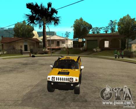 AMG H2 HUMMER TAXI pour GTA San Andreas