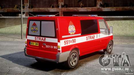 Ford Transit Polish Firetruck [ELS] für GTA 4