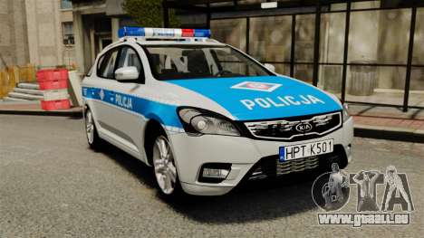 Kia Ceed 2011 SW Polish Police ELS für GTA 4