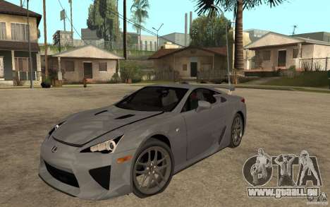 Lexus LFA 2010 für GTA San Andreas