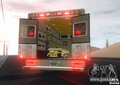 Ford F350 FDLC Ambulance v3.0 ELS pour GTA 4
