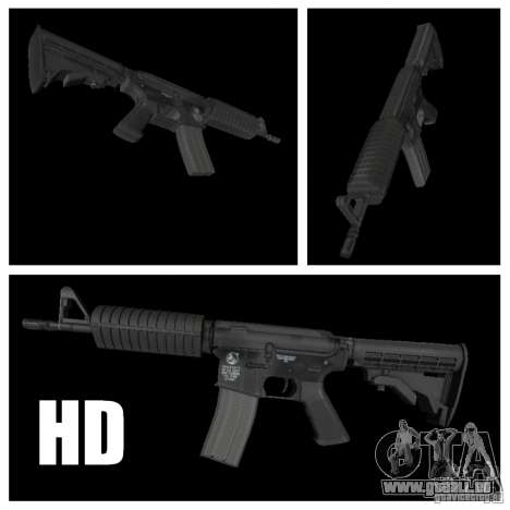 M4 HD pour GTA San Andreas
