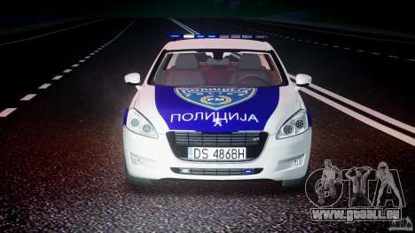 Peugeot 508 Macedonian Police [ELS] pour GTA 4