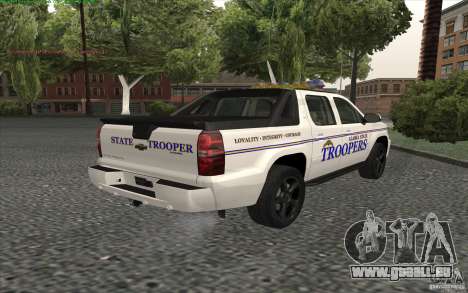 Chevrolet Avalanche Police pour GTA San Andreas
