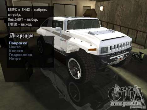 Hummer HX Concept from DiRT 2 für GTA San Andreas