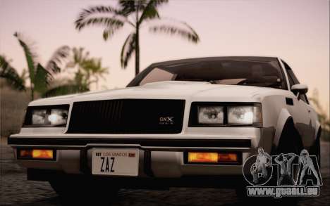Buick GNX 1987 pour GTA San Andreas