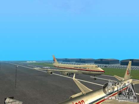 Boeing 747-100 Japan Airlines pour GTA San Andreas