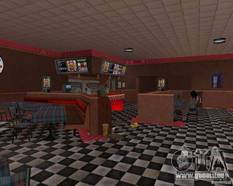 Nouvelles textures, des restaurants et des bouti pour GTA San Andreas