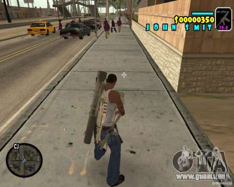 HUD Adidas pour GTA San Andreas