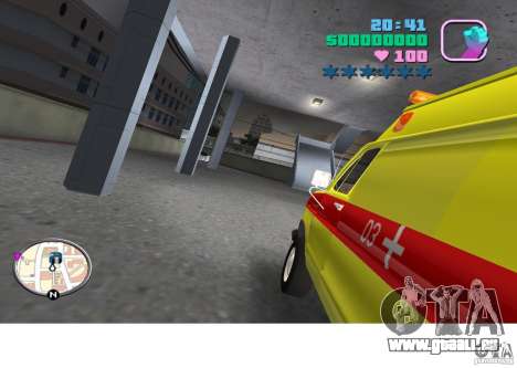 Ford Econoline E350 Ambulance pour GTA Vice City