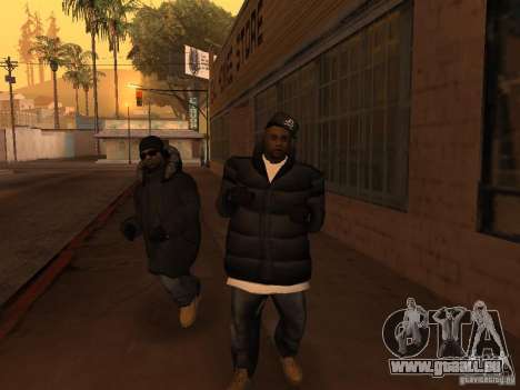 Winterkleidung für Ballas für GTA San Andreas