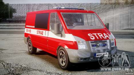 Ford Transit Polish Firetruck [ELS] pour GTA 4