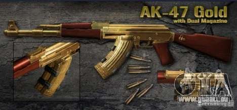 [Point Blank] AK47 Gold pour GTA San Andreas